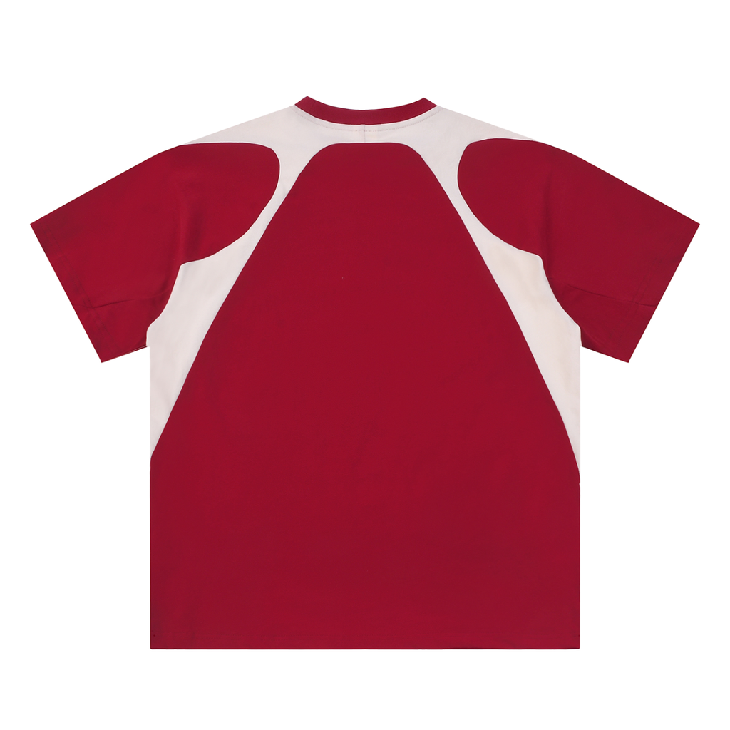 BX Contrast Panel Cotton T-Shirt