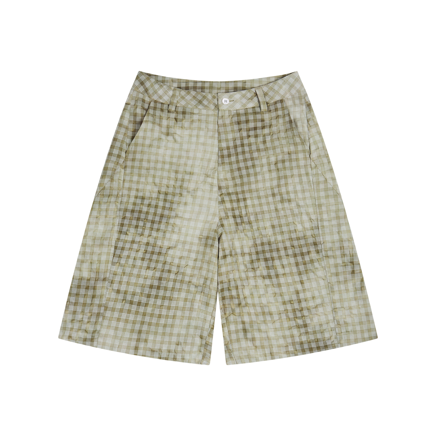 BX Vintage Wash Plaid Shorts