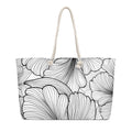 BX "Ginkgo Floral" Monochrome Tote Bag