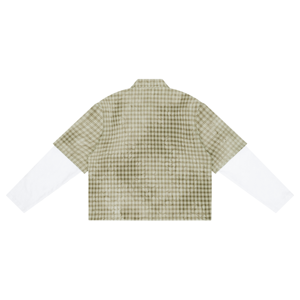 BX Vintage Wash Plaid Short Sleeve Shirt
