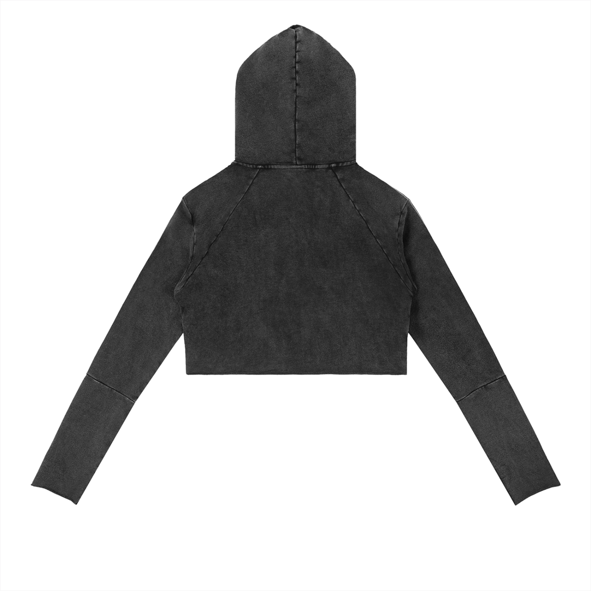 BX Vintage Washed Raw Edge Hoodie