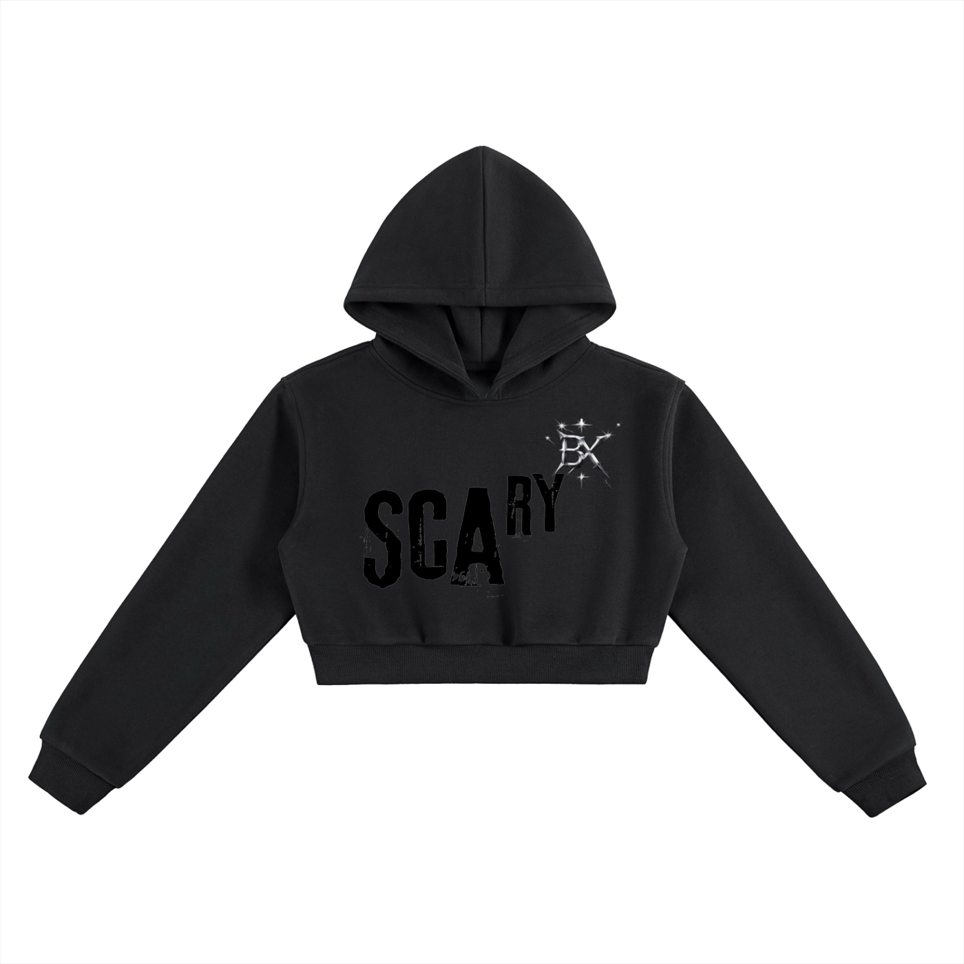 BX “SCARY EDITION” CROPED Hoodie