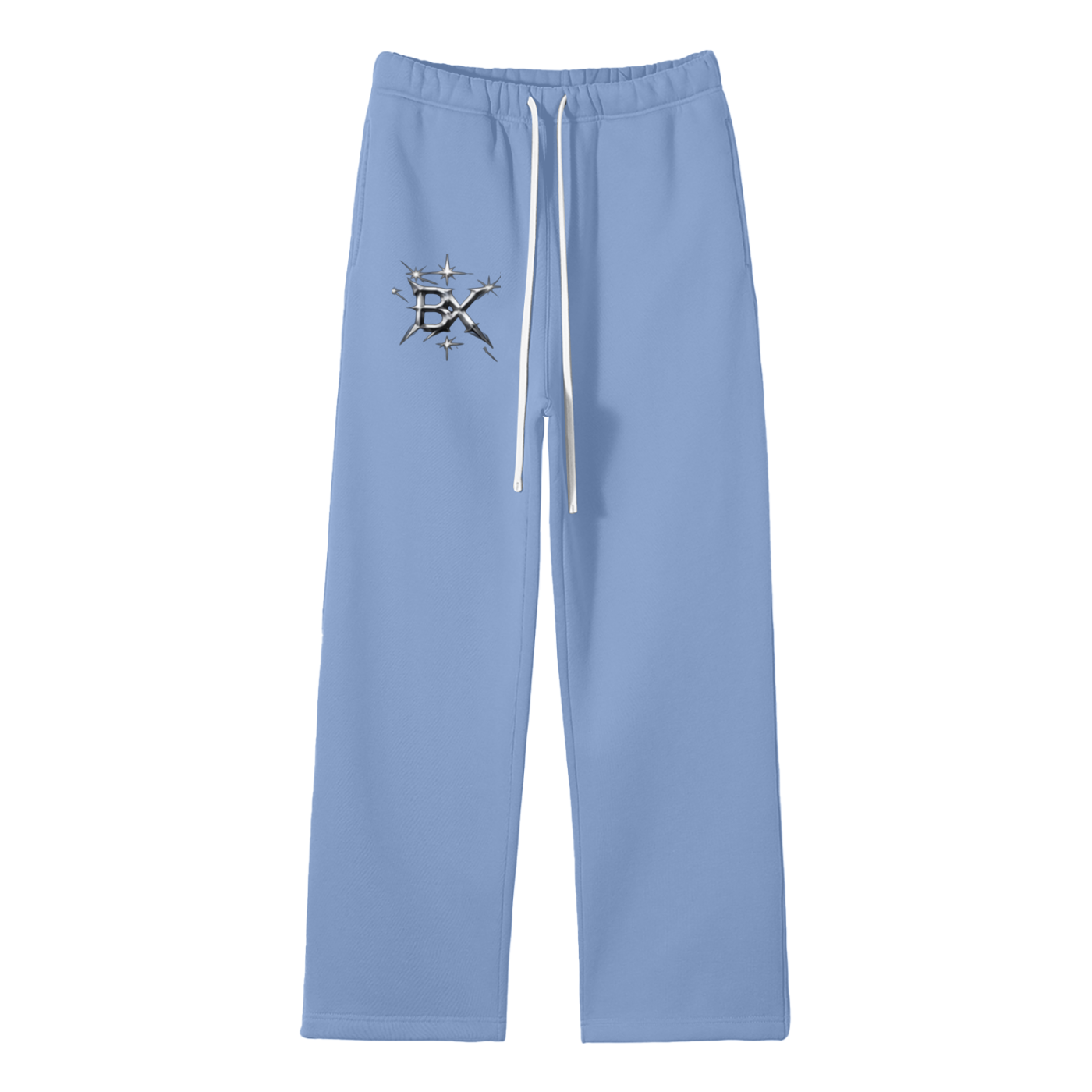 BX  Solid Color Fleece Straight Leg Pants