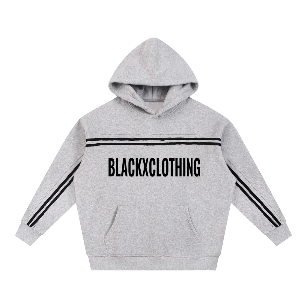 BX Contrast Tape Fleece Hoodie