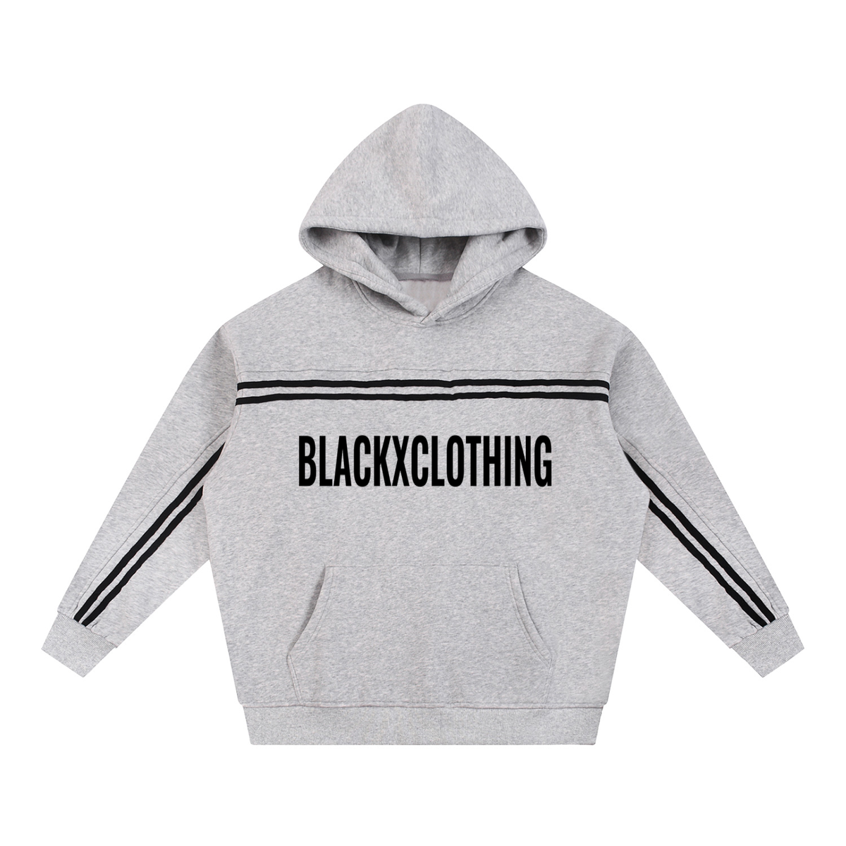 BX Contrast Tape Fleece Hoodie