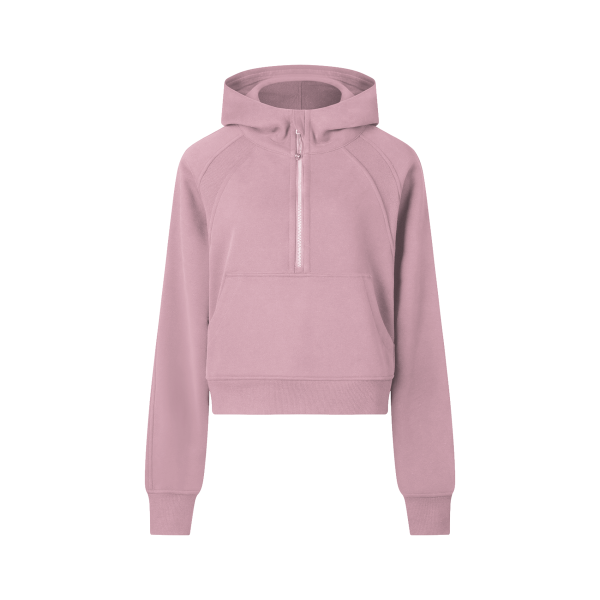 BX Cropped Half-Zip Hoodie
