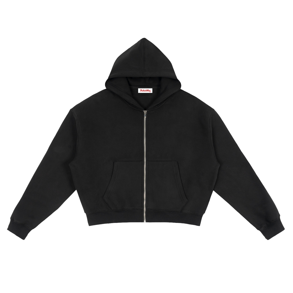 Bx Fleece zip-Up Boxy Hoodie