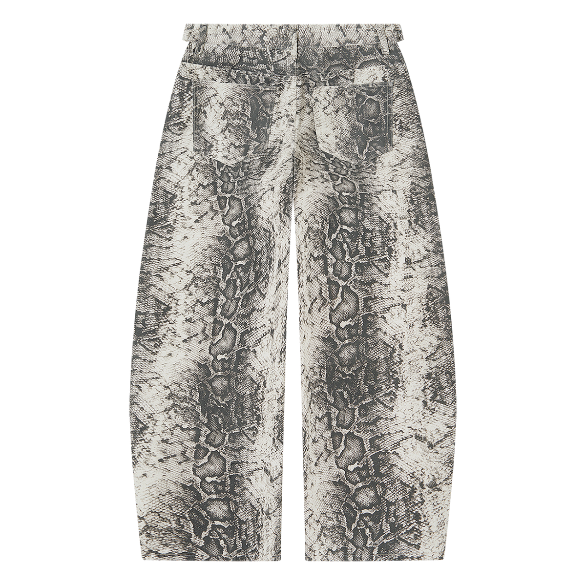 BX Snake Print Barrel Leg Pants