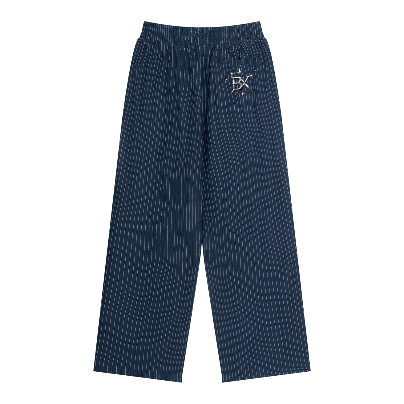 BX Striped Pleated Pants