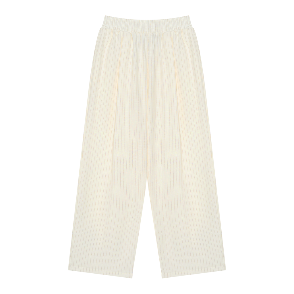 BX Striped Pleated Pants