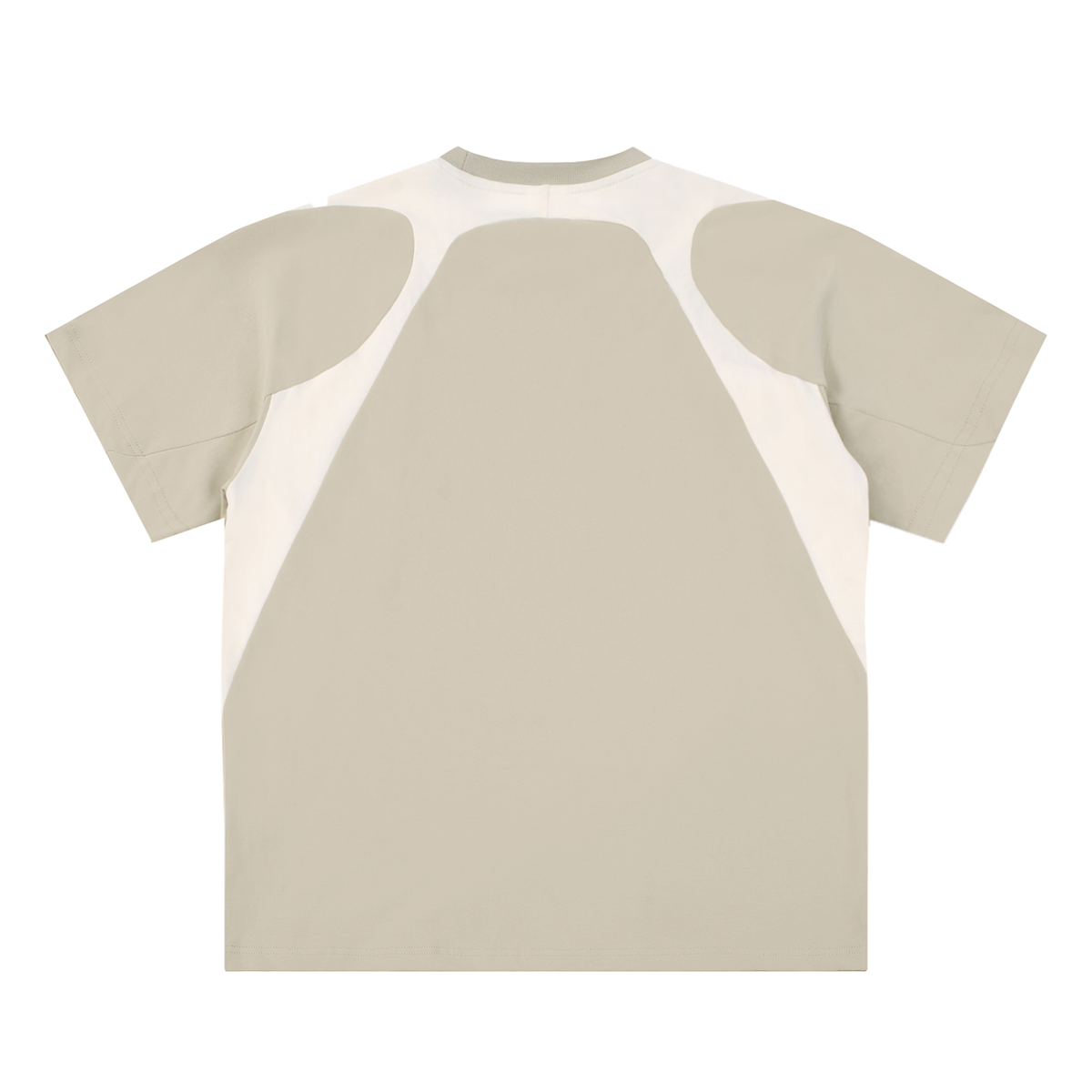 BX Contrast Panel Cotton T-Shirt