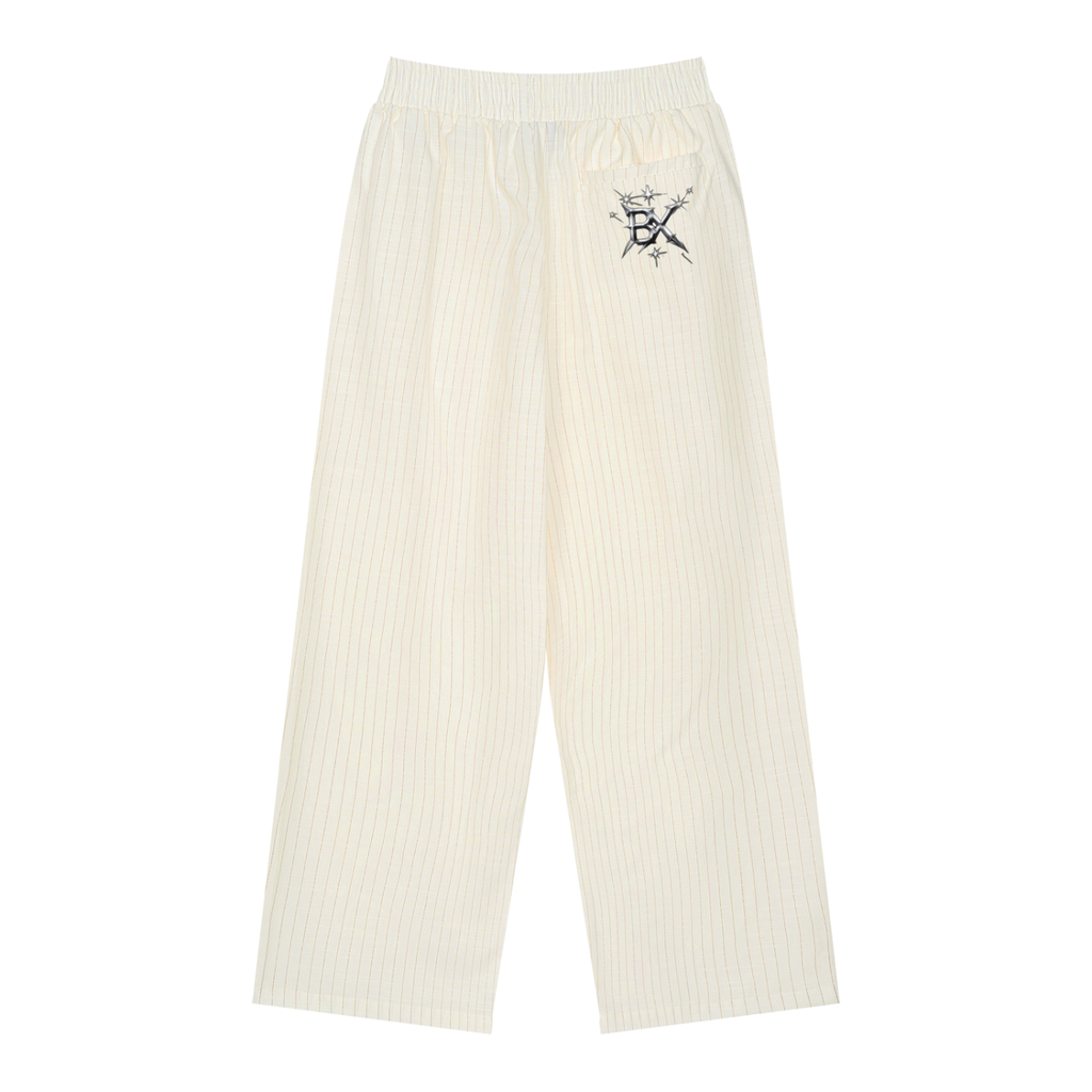 BX Striped Pleated Pants