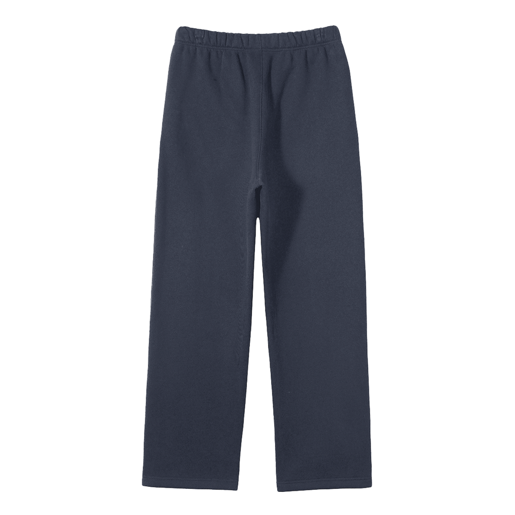 BX  Solid Color Fleece Straight Leg Pants