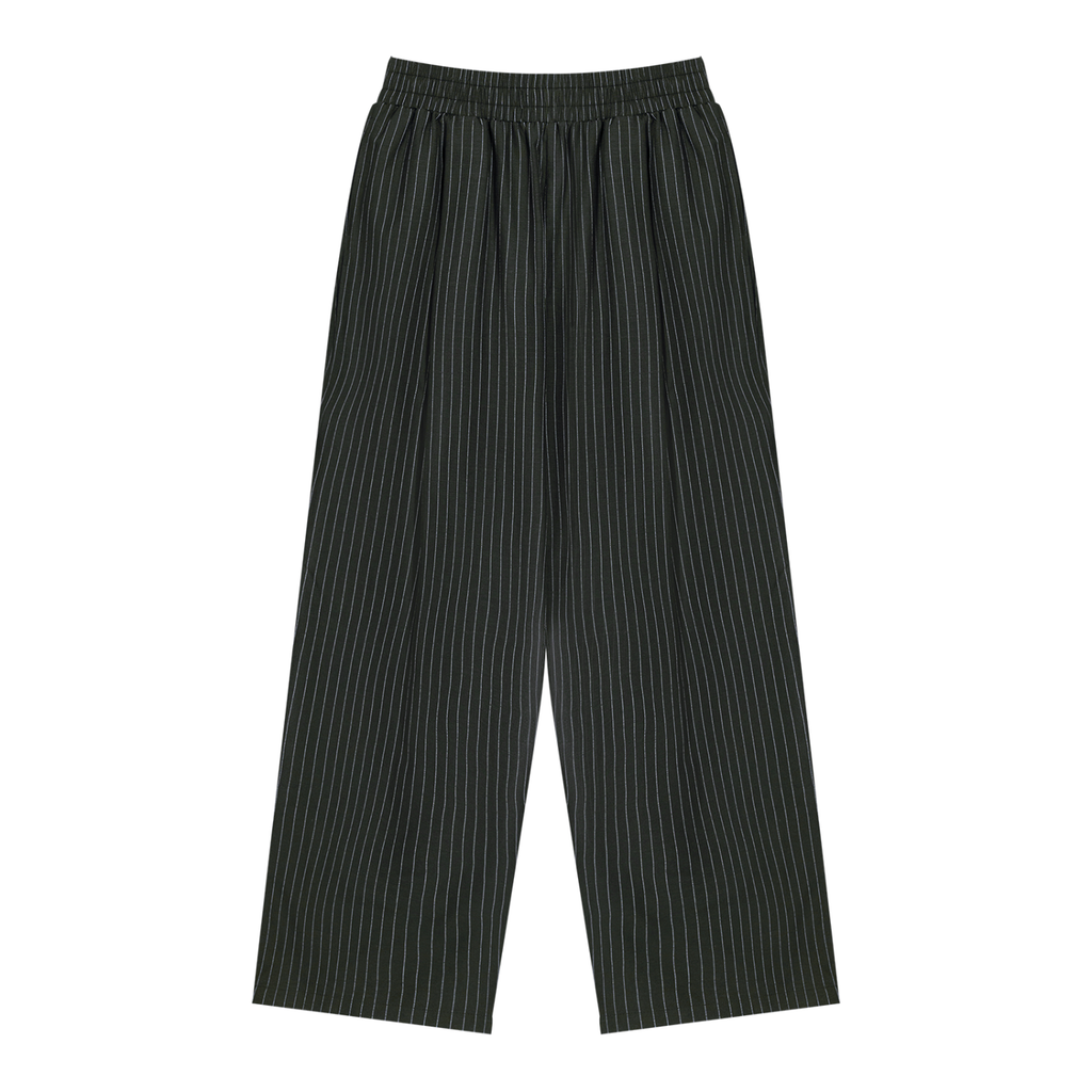 BX Striped Pleated Pants