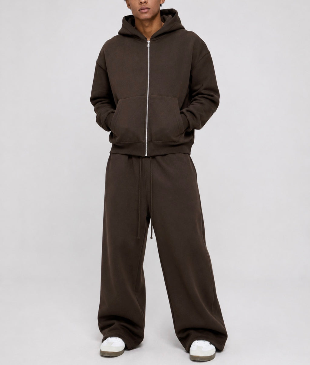 BX Fleece Drawstring Straight-Leg Sweatpants