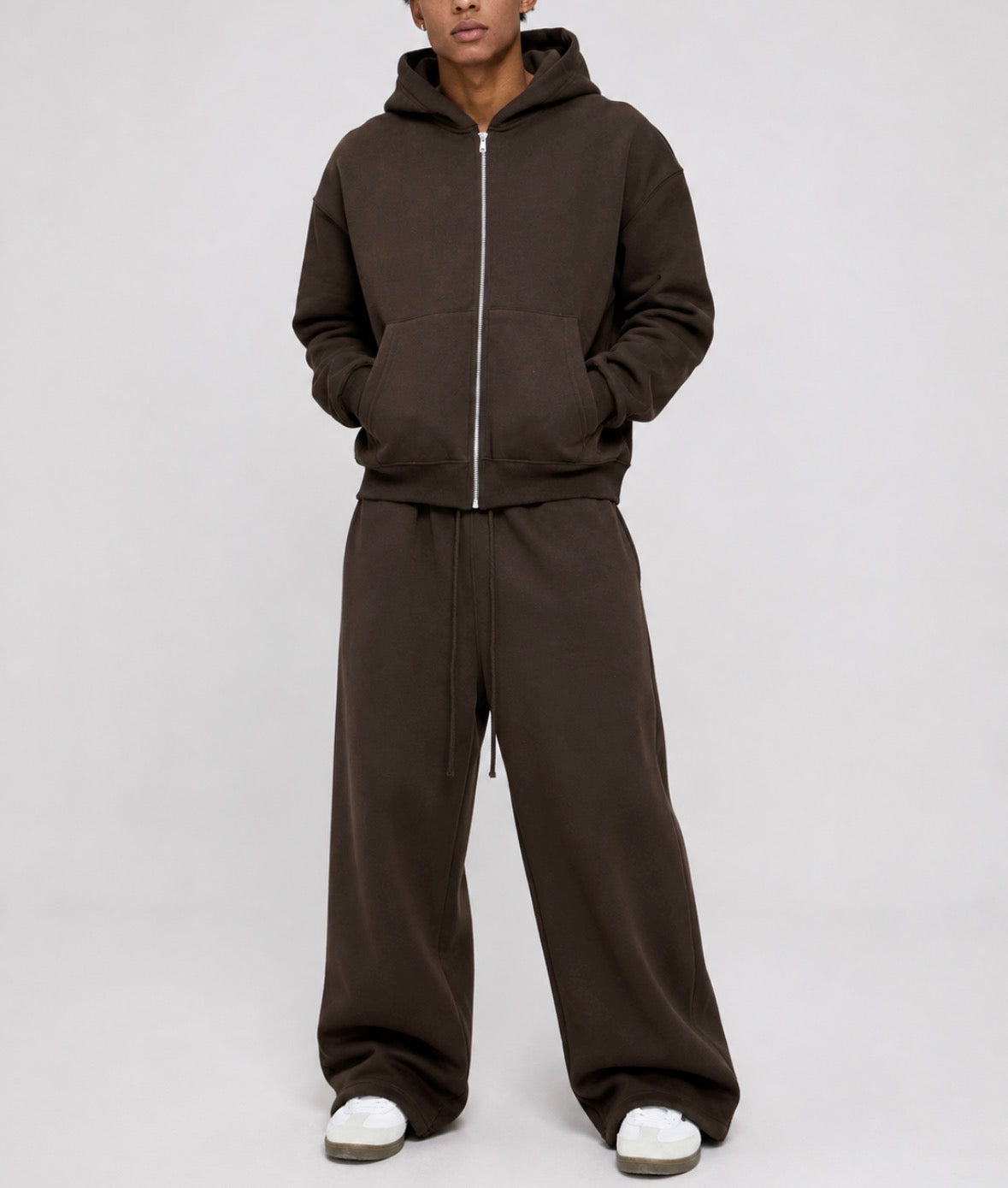 BX Fleece Drawstring Straight-Leg Sweatpants