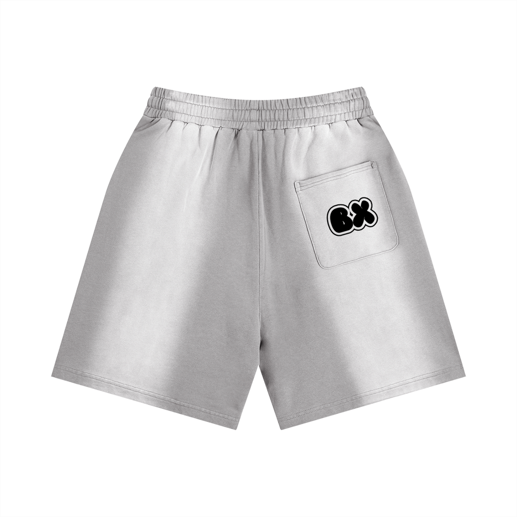 BX Sun Faded Distressed Shorts