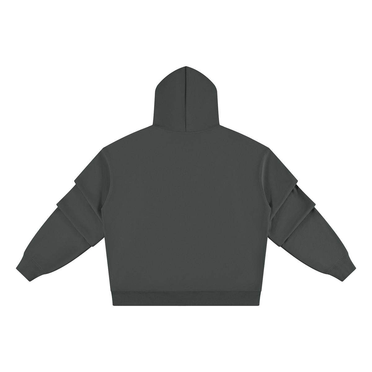 BX “Graffiti” Ruched Sleeves Hoodie