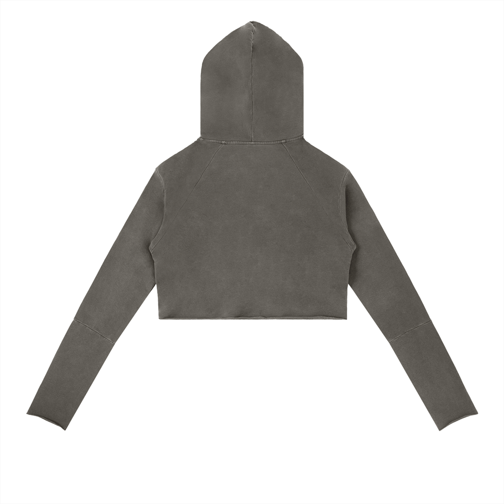 BX Vintage Washed Raw Edge Hoodie