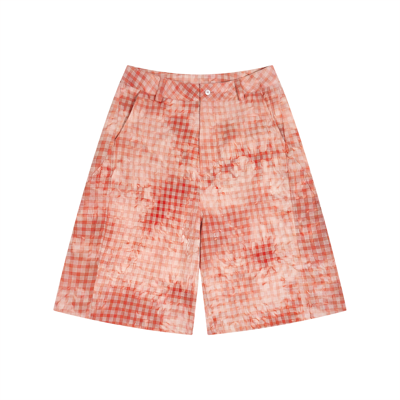 BX Vintage Wash Plaid Shorts