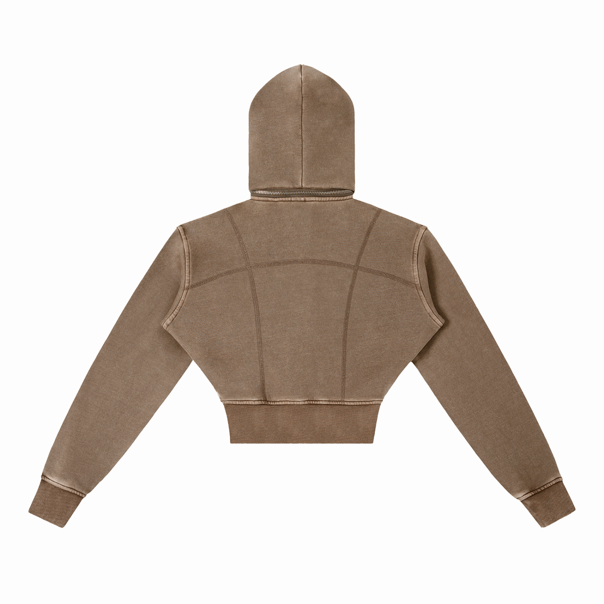 BX Cropped Fleece Hoodie