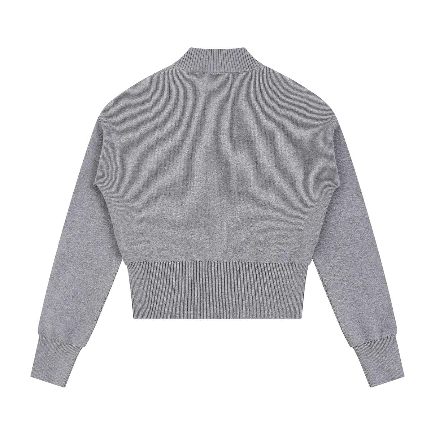 BX Mock Neck Zip Up Cardigan