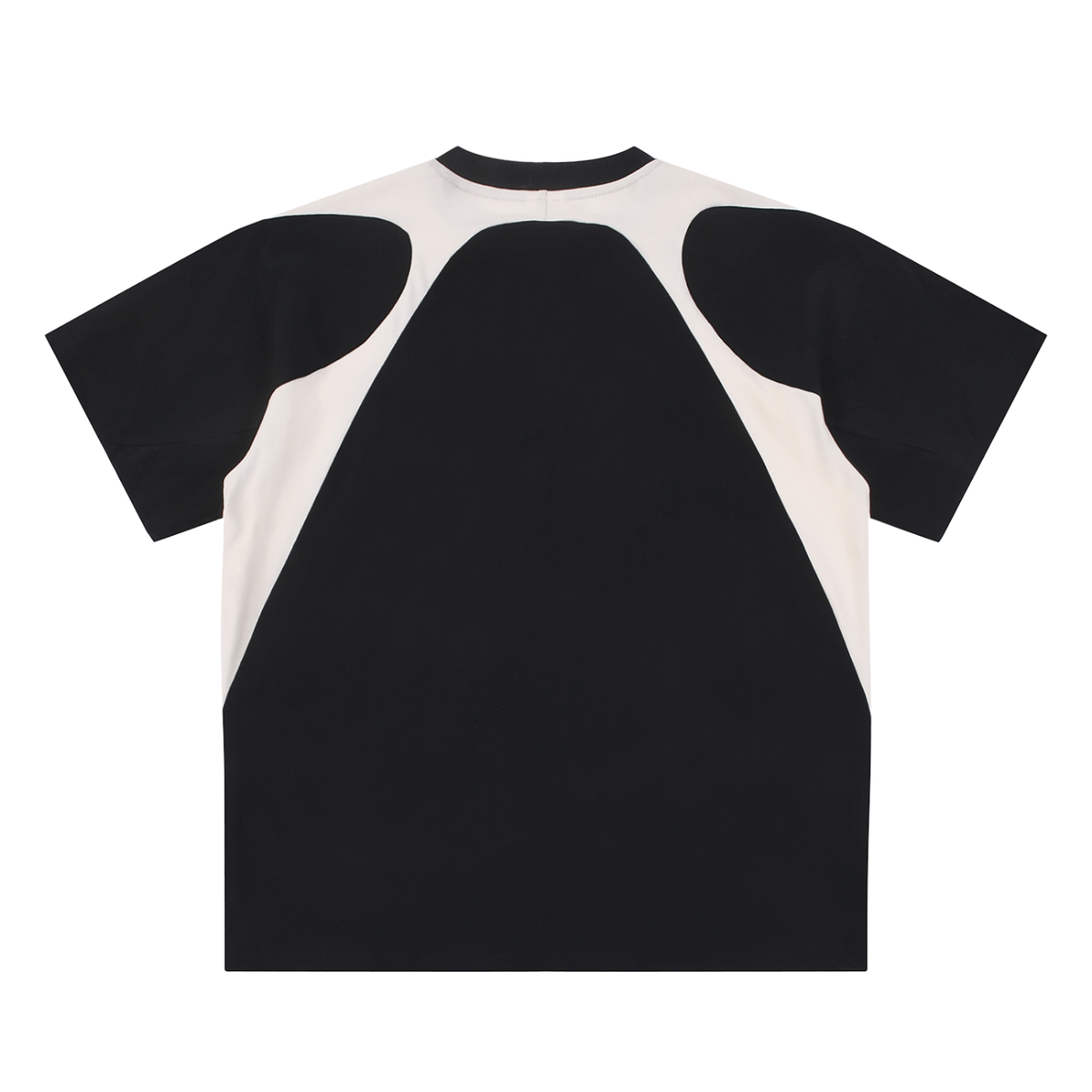 BX Contrast Panel Cotton T-Shirt