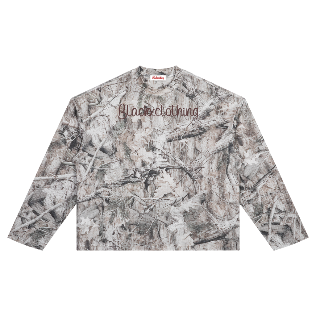BX  Tree Camo Waffle T-Shirt