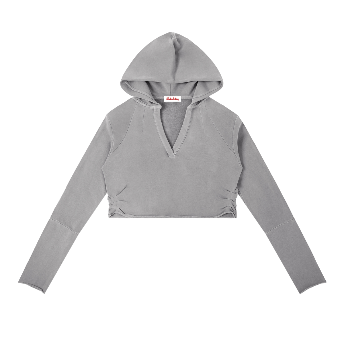 BX Vintage Washed Raw Edge Hoodie