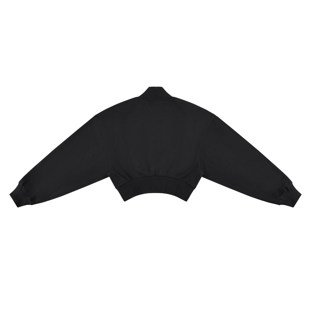BX Crop Mock Neck Sweatshirt