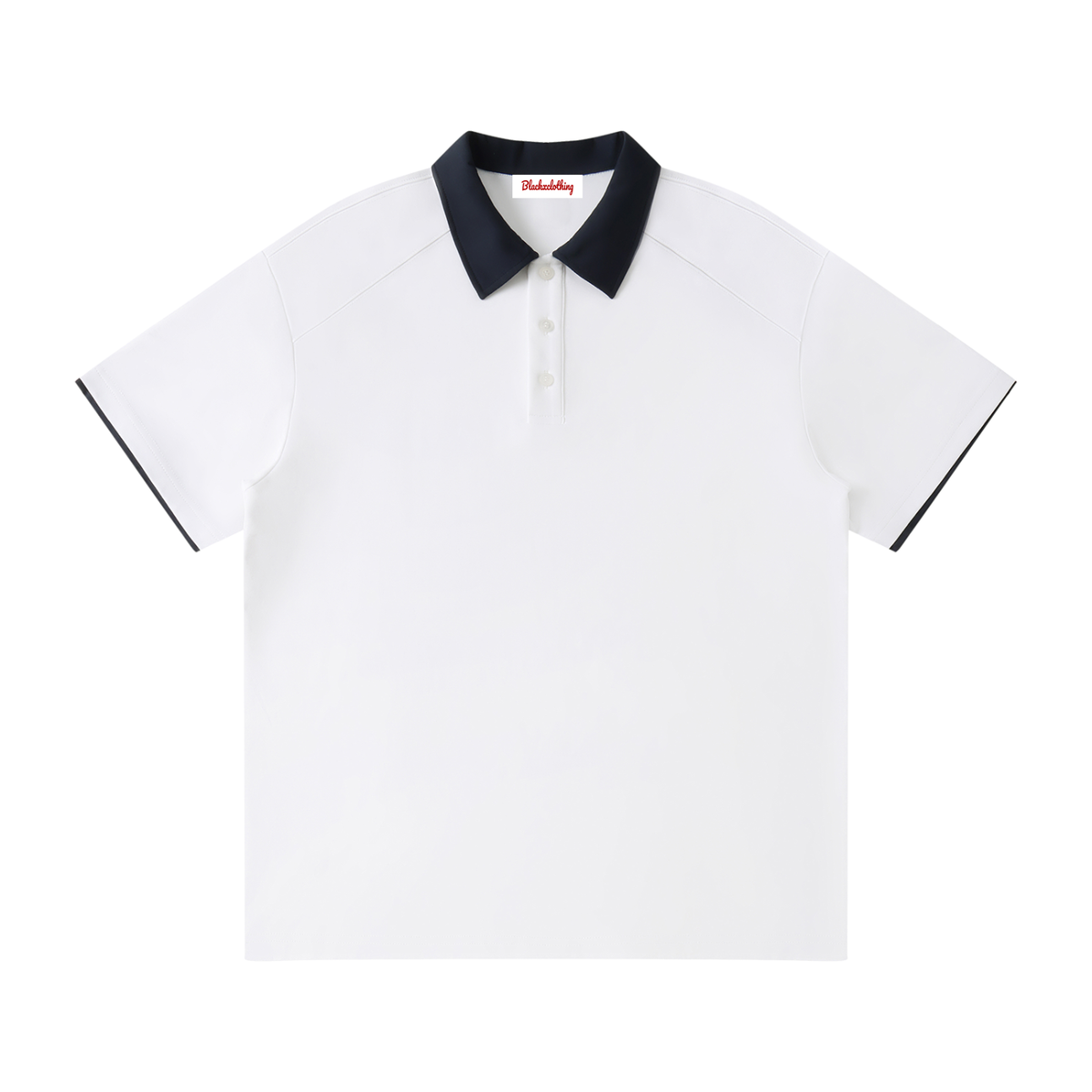 BX Contrast Collar Raglan Polo Shirt