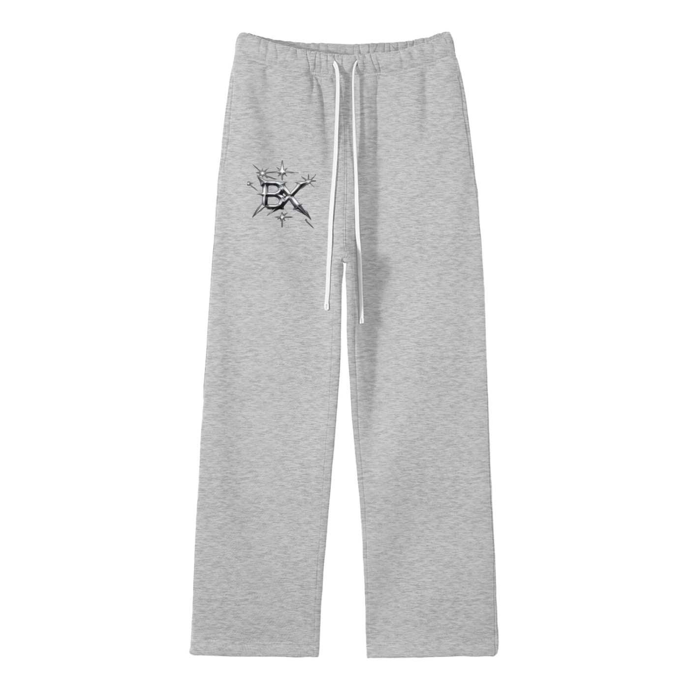 BX  Solid Color Fleece Straight Leg Pants