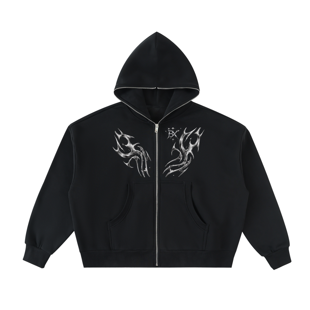 BX Full-Zip Boxy Hoodie