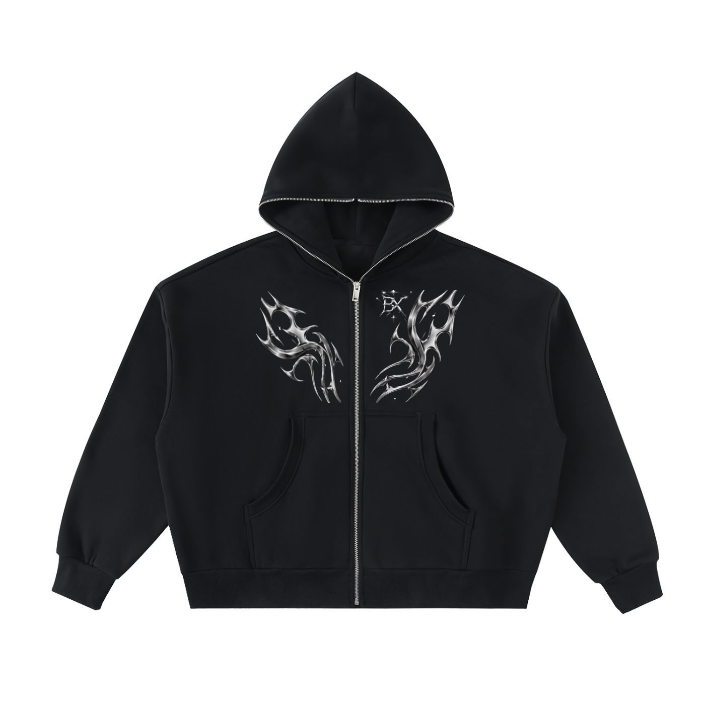 BX Full-Zip Boxy Hoodie