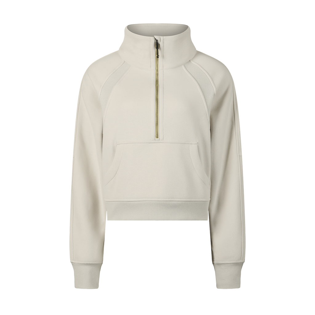 BX Cropped Half-Zip Sweatshirt