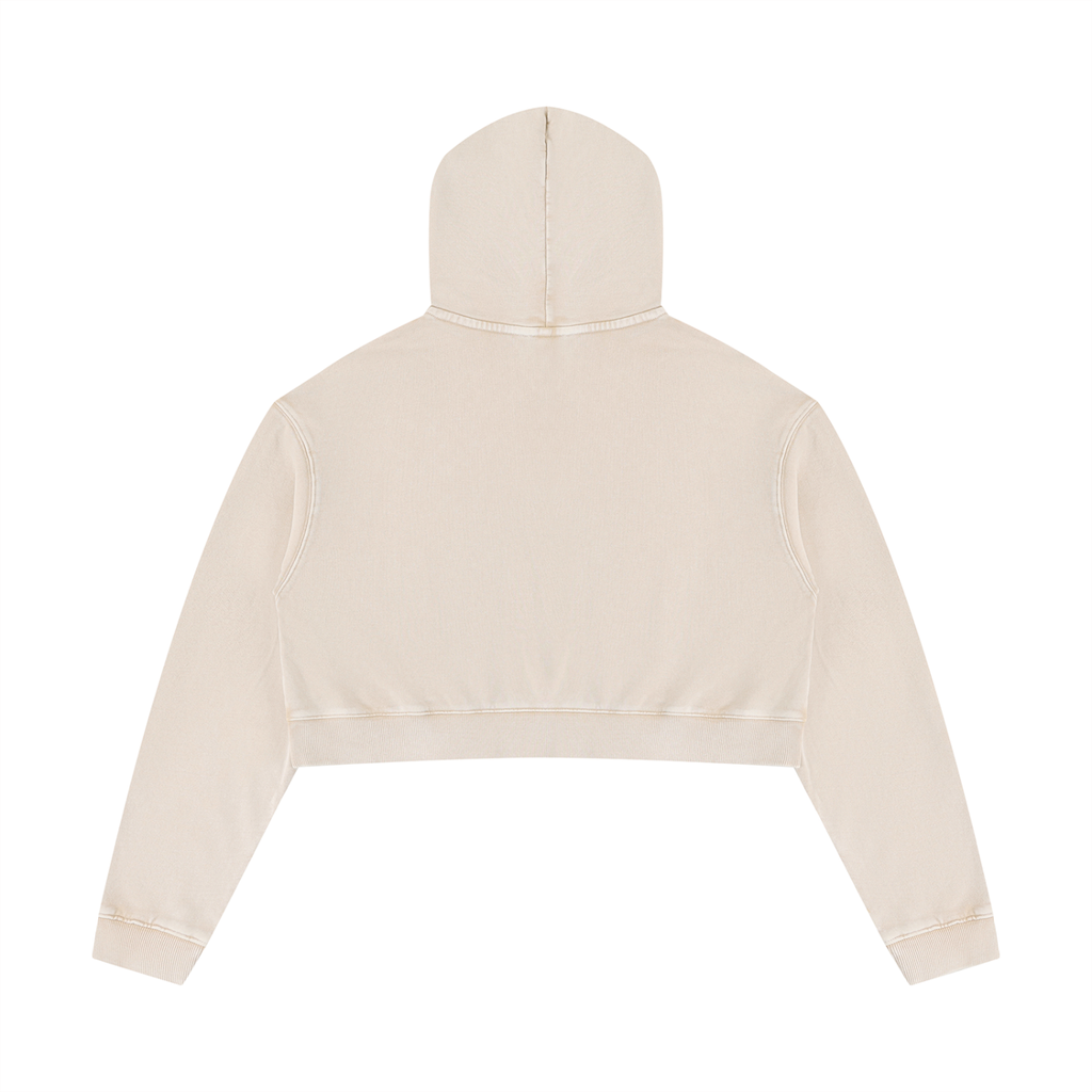 BX Mineral Washed Crop Hoodie