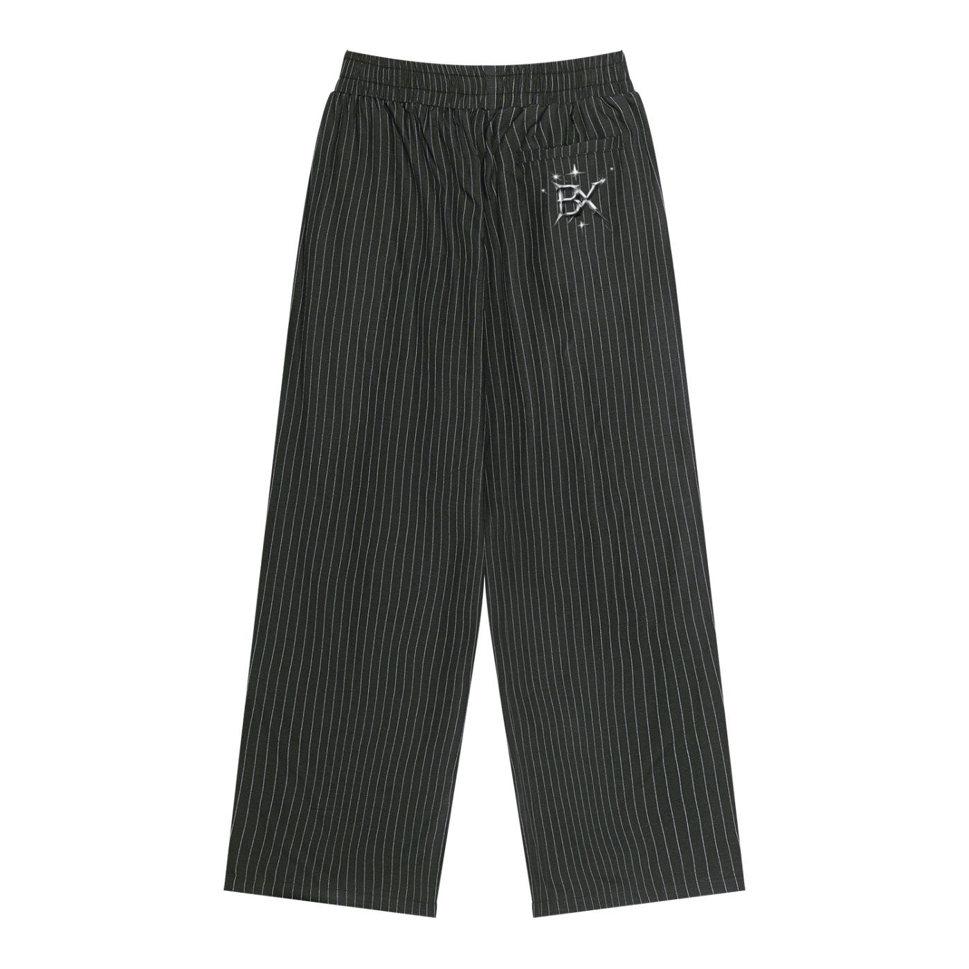 BX Striped Pleated Pants
