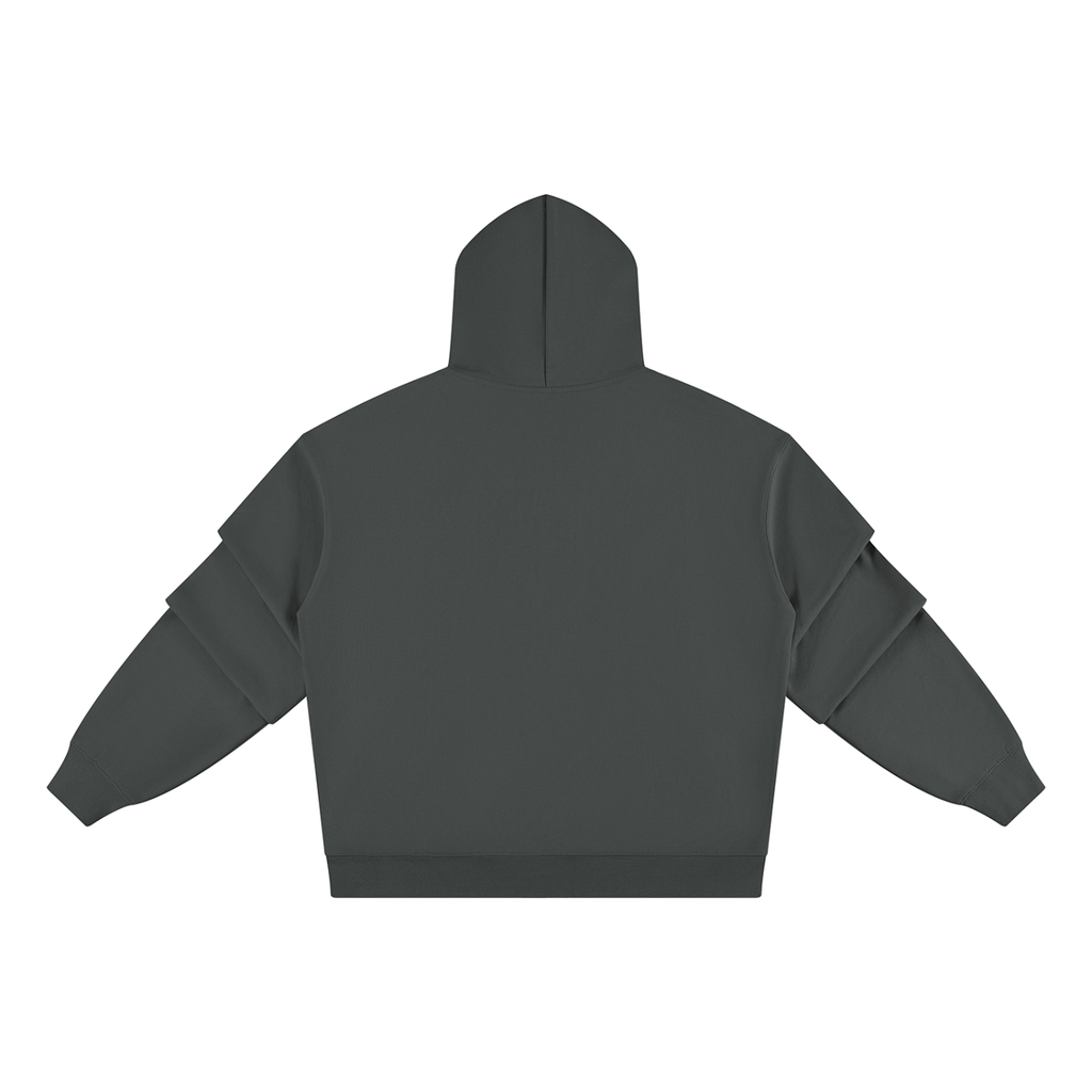 BX Ruched Sleeves Hoodie