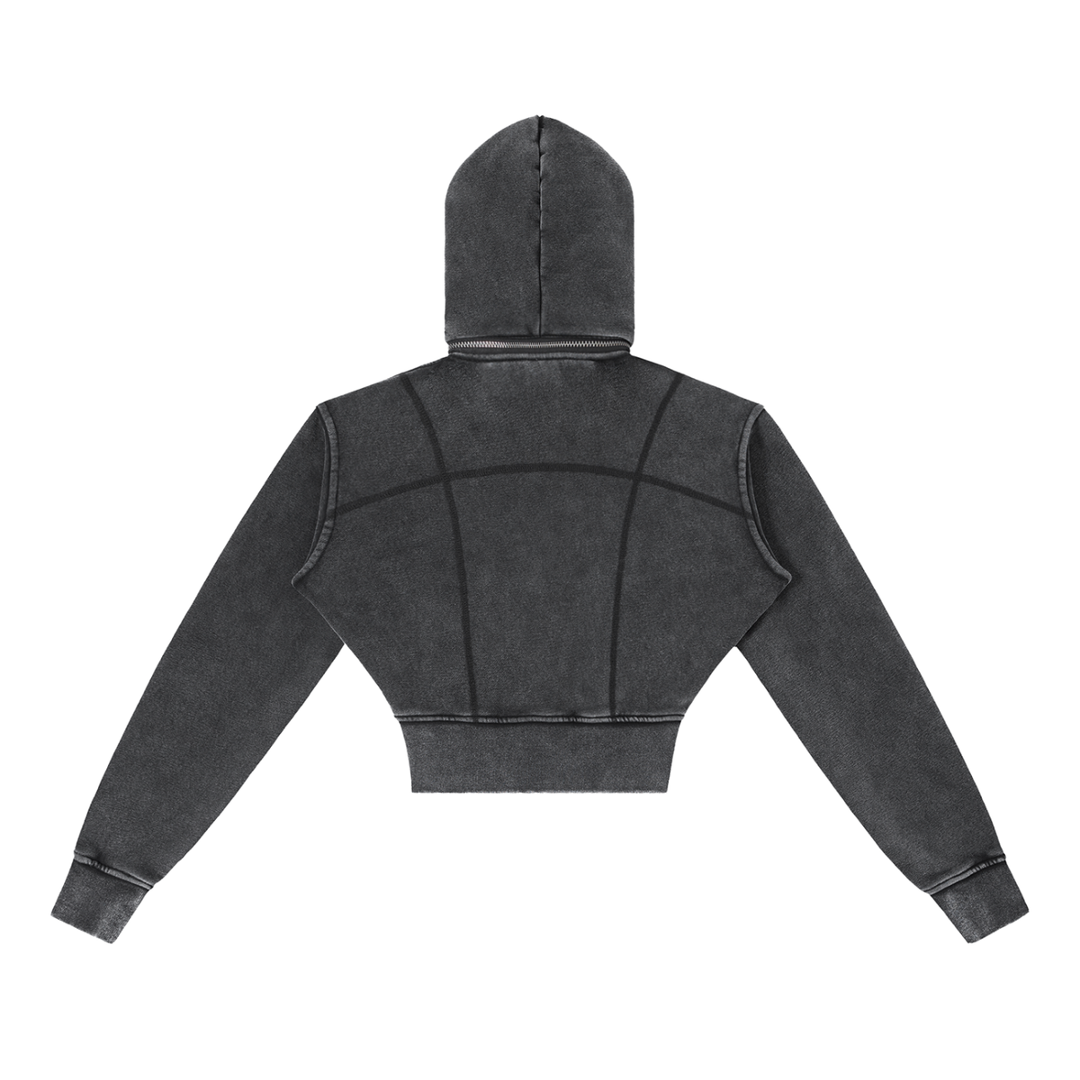 BX Cropped Fleece Hoodie