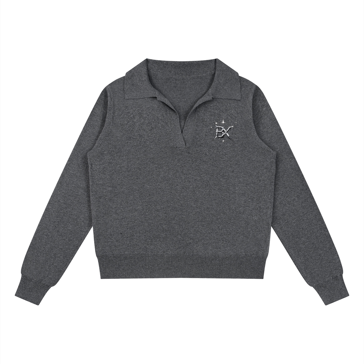 BX Collared Pullover Knit Sweater