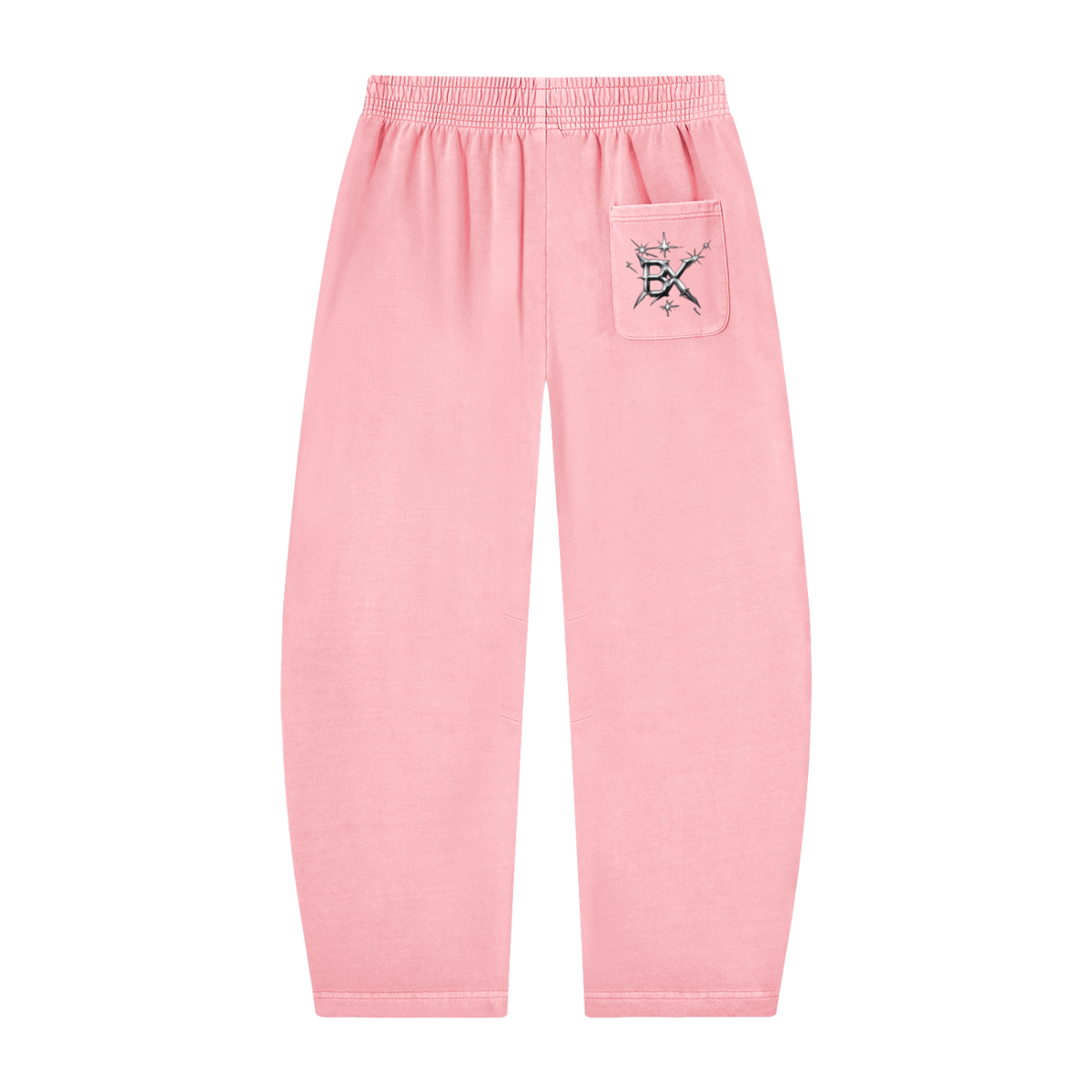 BX  Vintage Washed Barrel Leg Sweatpants