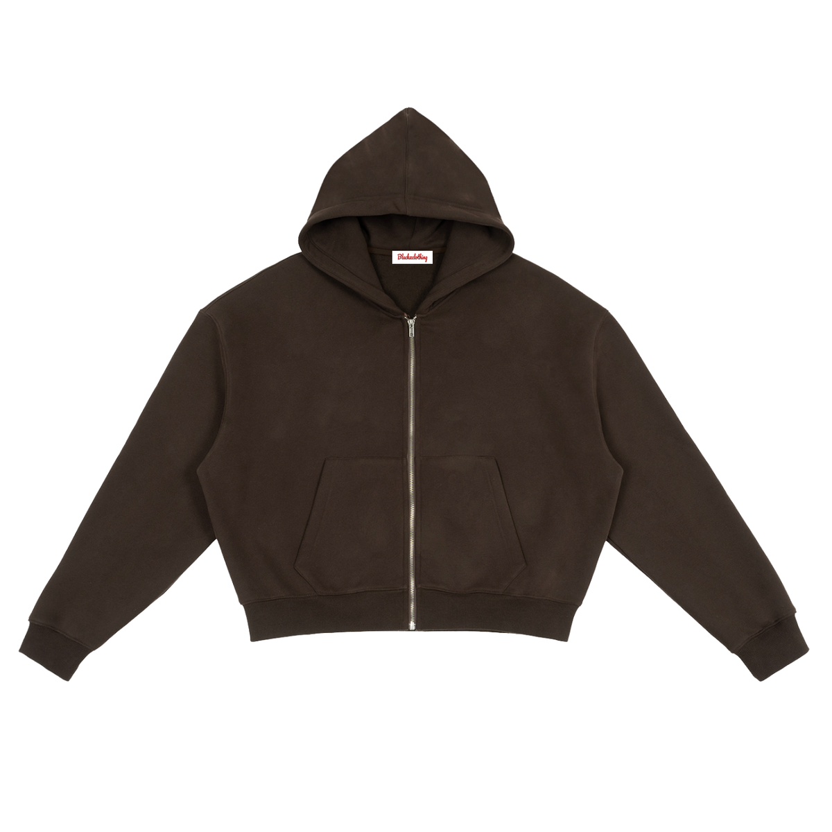 Bx Fleece zip-Up Boxy Hoodie