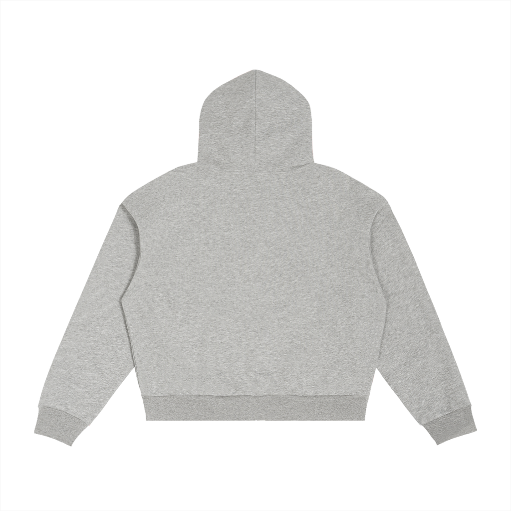 BX Plaid Boxy Zip Hoodie