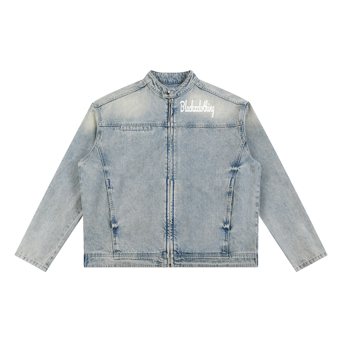 BX Vintage Wash Zip Denim Jacket