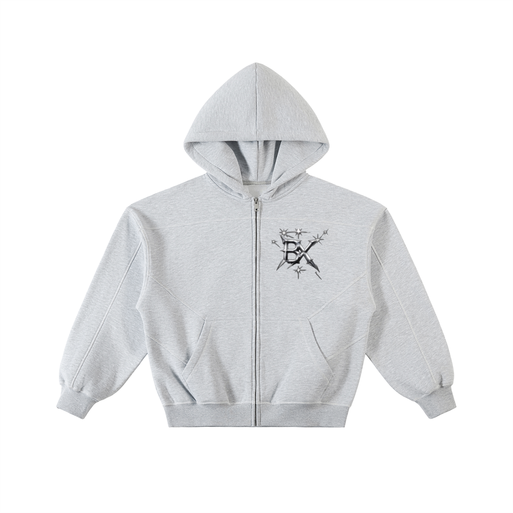 BX“PHANTOM-GRID” ZIP HOODIE