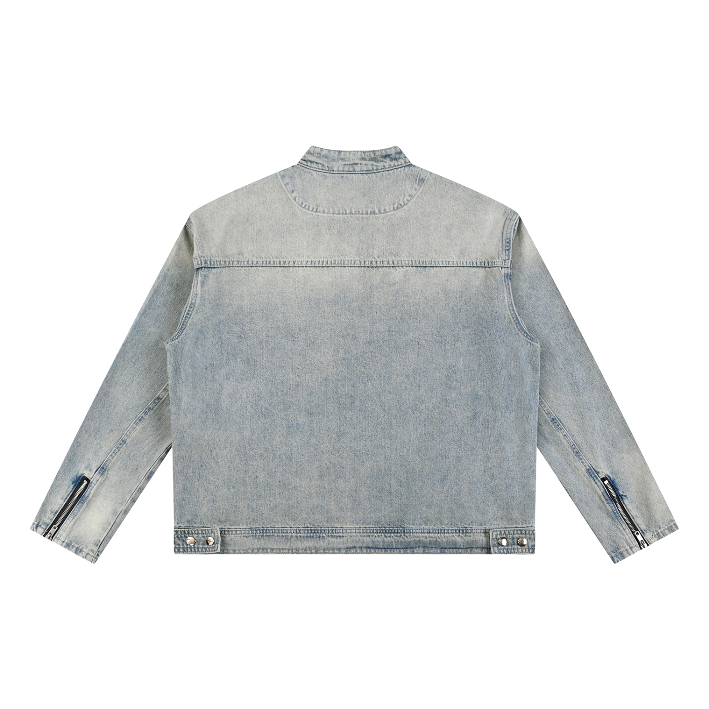 BX Vintage Wash Zip Denim Jacket