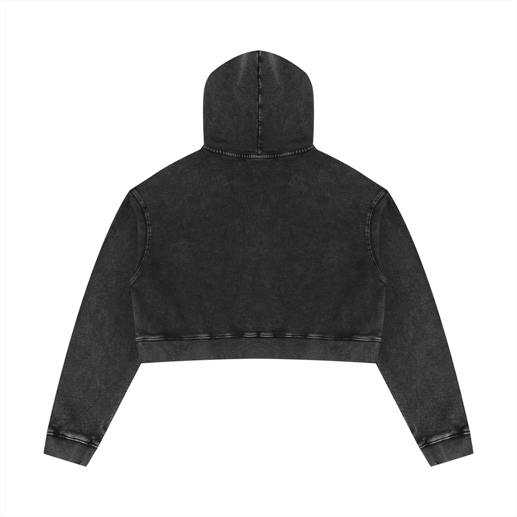 BX Mineral Washed Crop Hoodie