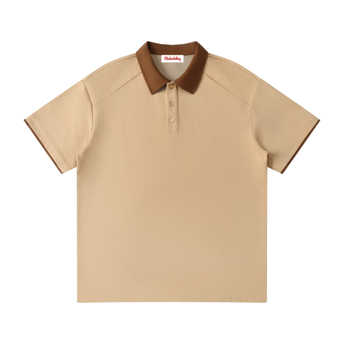 BX Contrast Collar Raglan Polo Shirt