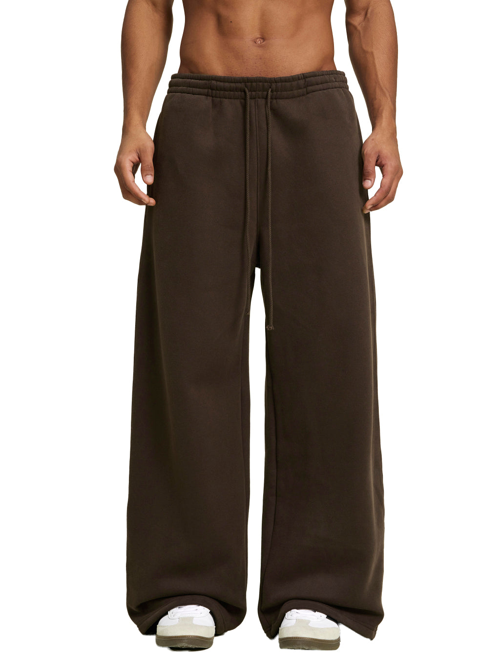 BX Fleece Drawstring Straight-Leg Sweatpants