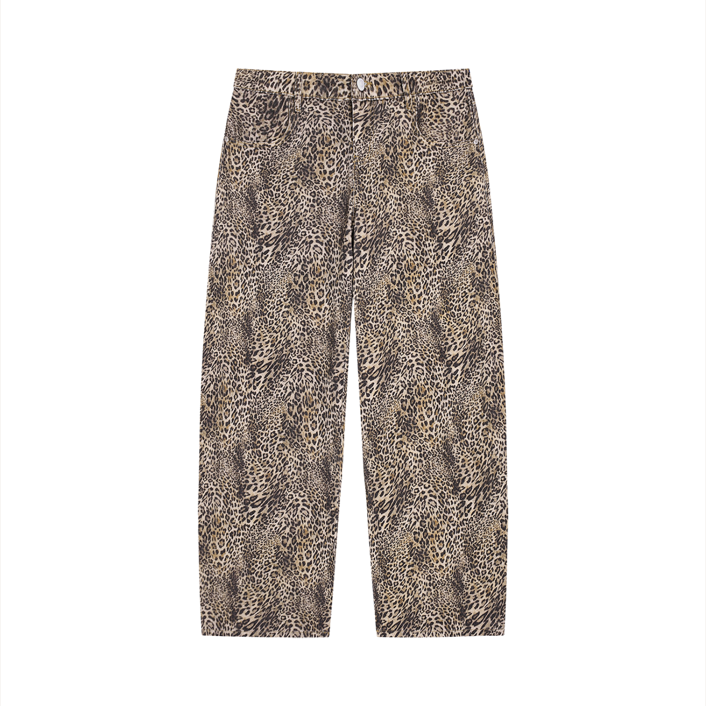 BX Leopard Wide Leg Jeans
